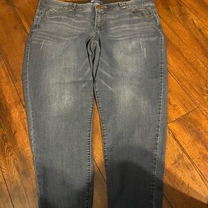 Democracy Women's blue den Straight Leg Jeans - plus 22W